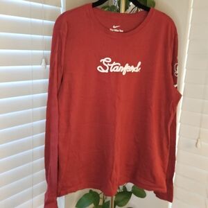 Nike Stanford Red Long Sleeve Tee